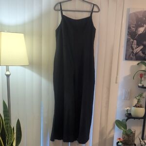 Black Wide Leg Jumpsuit with Spaghetti Straps